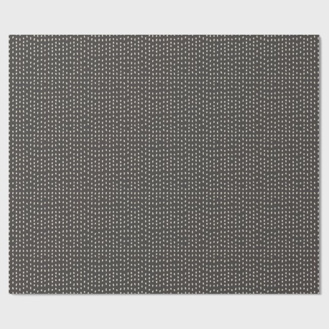 Minimalist Charcoal Ink Dash Texture Presentpapper (Platt)