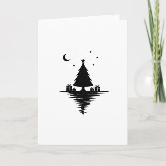 Minimalist Christmas Card Design Helgkort