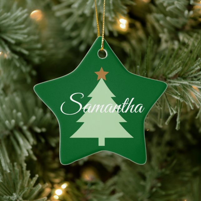 Minimalist Christmas ornament  (Träd)