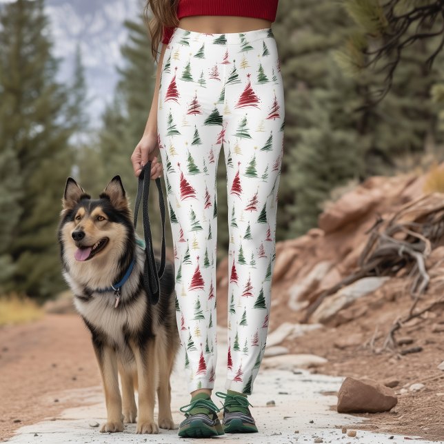 Minimalist Christmas Tree  Leggings (Skapare uppladdad)