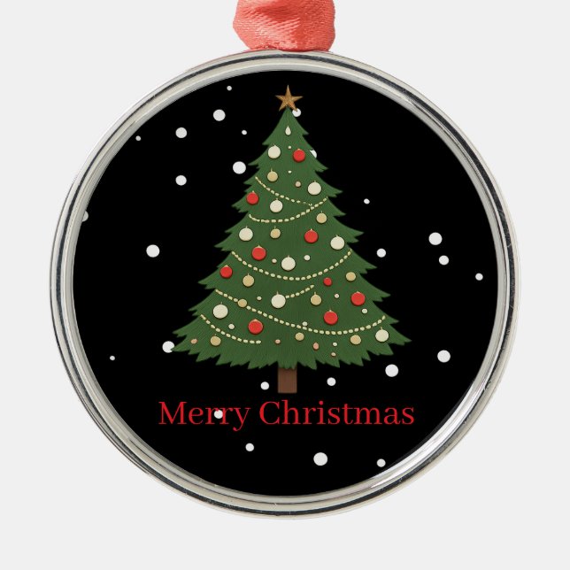 Minimalist Christmas Tree Ornament (Framsidan)