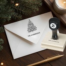 Minimalist Christmas Tree Stämpel