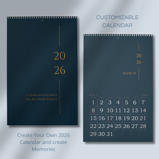 Minimalist Clean Design Kalender (Skapare uppladdad)