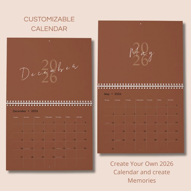 Minimalist Clean Design Kalender (Skapare uppladdad)