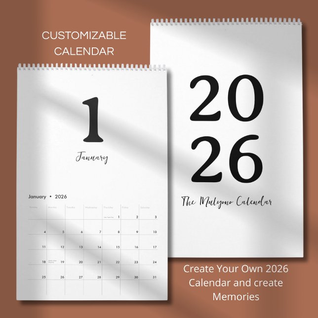 Minimalist Clean Modern Design Calendar Kalender (Skapare uppladdad)
