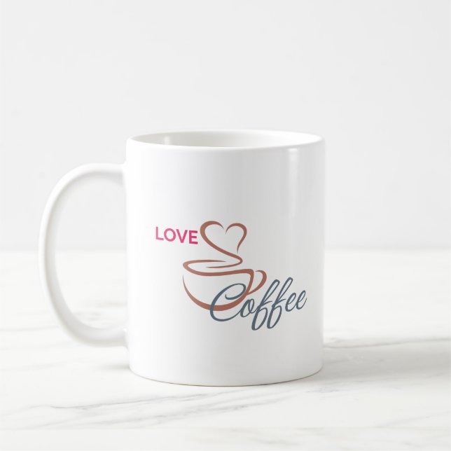 Minimalist Coffee Mug Gift Idea for Coffeeholics   Kaffemugg (Vänster)