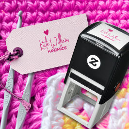 Minimalist Custom heart handmade by Självfärgande Stämpel