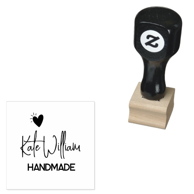 Minimalist Custom heart handmade by  Stämpel (Stämplad)