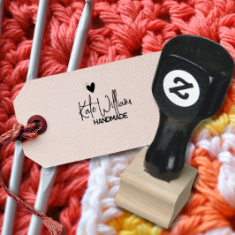 Minimalist Custom heart handmade by Stämpel