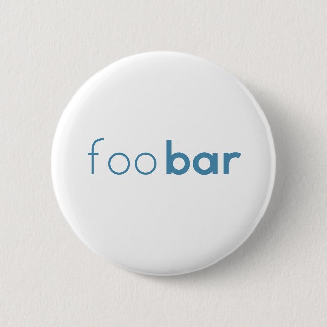 Minimalist design för Foo pub Knapp (Framsida)