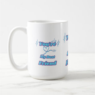 Minimalist "Du är min bästa vän" Kaffemugg