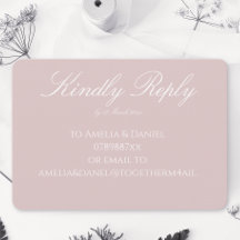Minimalist Dusky Rosa och White