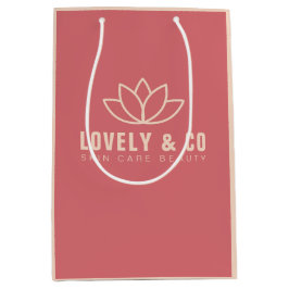 Minimalist Dusty Rose & Ivory Salon Beauty