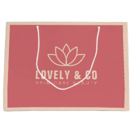 Minimalist Dusty Rose & Ivory Salon Beauty