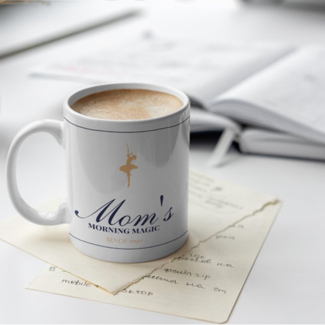 Minimalist elegant personalized christmas mug kaffemugg (Skapare uppladdad)