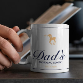 Minimalist elegant personalized christmas mug kaffemugg