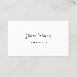 Minimalist elegant Vibe Visitkort