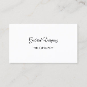 Minimalist elegant Vibe Visitkort