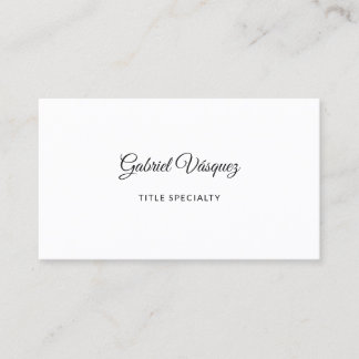 Minimalist elegant Vibe Visitkort