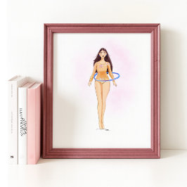 Minimalist Fashion Illustration, Modern Art Print Poster