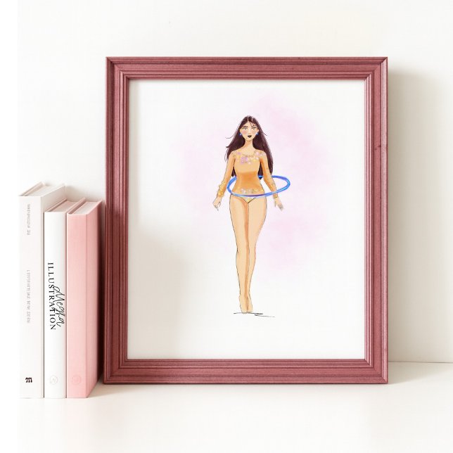 Minimalist Fashion Illustration, Modern Art Print Poster (Skapare uppladdad)