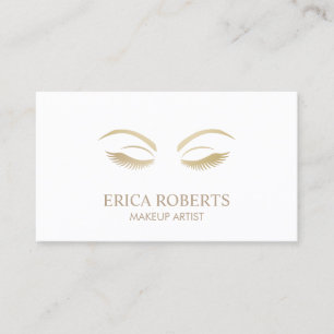 Minimalist för slätt för flicka för skönhet för visitkort