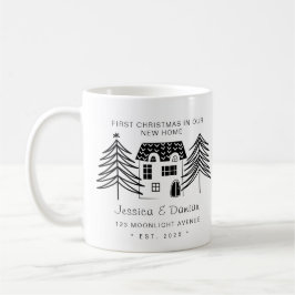 MINIMALIST FÖRST CHRISTMAS I VÅRT NYA HEMM KAFFEMUGG