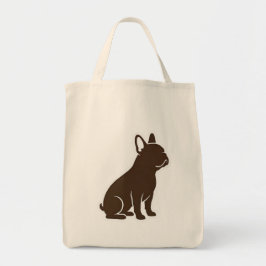 Minimalist French Bulldog Silhouette Dog Lover Des Tygkasse