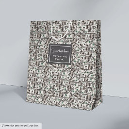 Minimalist funny gift for money lovers custom name