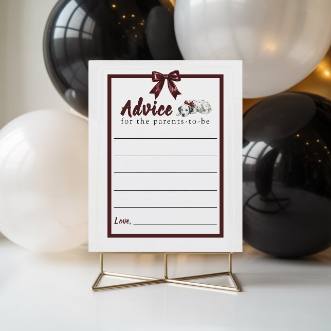 Minimalist Gender Neutral Chic Dalmation Advice (Skapare uppladdad)