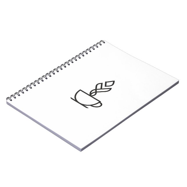 Minimalist Geometric Coffee Notebook Anteckningsbok (Vänstra Sidan)