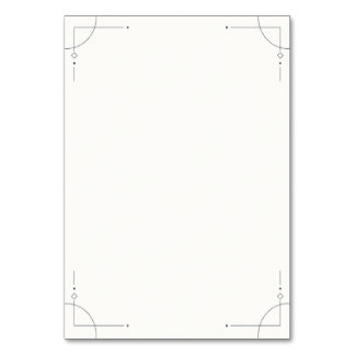 Minimalist Geometric Wedding Table Number Bordsnummer