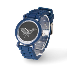 Minimalist Geometric Whale eWatch Watch Armbandsur