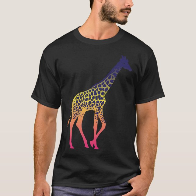 Minimalist Giraffe Classic T-Shirt (Framsida)