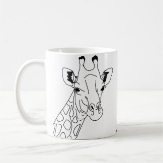 Minimalist Giraffe Kaffemugg