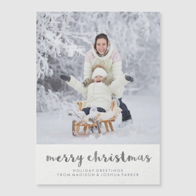 Minimalist god julfoto för silver (Framsida)