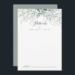 Minimalist Greenery Eucalyptus Bröllop Rådkort<br><div class="desc">Detta minimalistiska grönt eucalyptus bröllop-rådgivningskort är perfekt för ett rustiskt bröllop. Utformningen har grönt eucalyptus löv för vattenfärgsfärgers elegant. De här korten är perfekter för bröllop,  möhippa,  babydusch,  studentfest och mycket mer. Anpassa korten med namn från bruden och brudgummen,  blivande föräldrar eller student.</div>