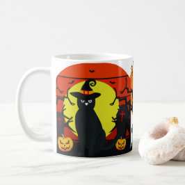 Minimalist Halloween helgdag Kaffemugg