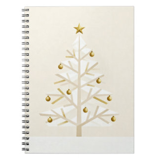 Minimalist Holiday Pine Notebook Anteckningsbok