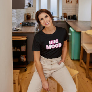 Minimalist Hug Mood T Shirt