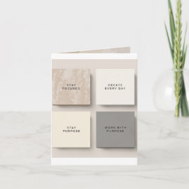 Minimalist Inspirational Notes | Modern Of Anteckningskort