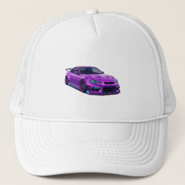 Minimalist JDM Sports Car Icon Embroidered Style  Keps