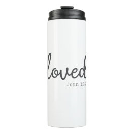 Minimalist John 3:16 älskad