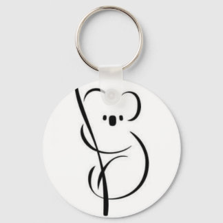 Minimalist Koala Nyckelring