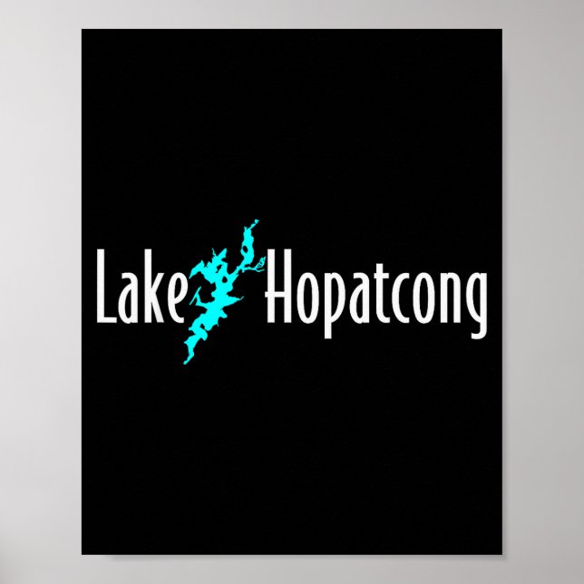 Minimalist Lake Hopatcong - New Jersey  Poster (Framsidan)
