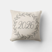 Minimalist Laurel Wreath 2026 