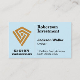 Minimalist Logo Calling Card for Any Business Visitkort