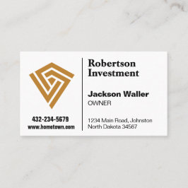 Minimalist Logo Calling Card for Any Business Visitkort