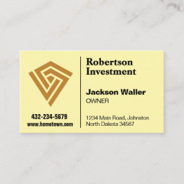 Minimalist Logo Calling Card for Any Business Visitkort