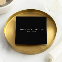 Minimalist Luxury Boutique Black